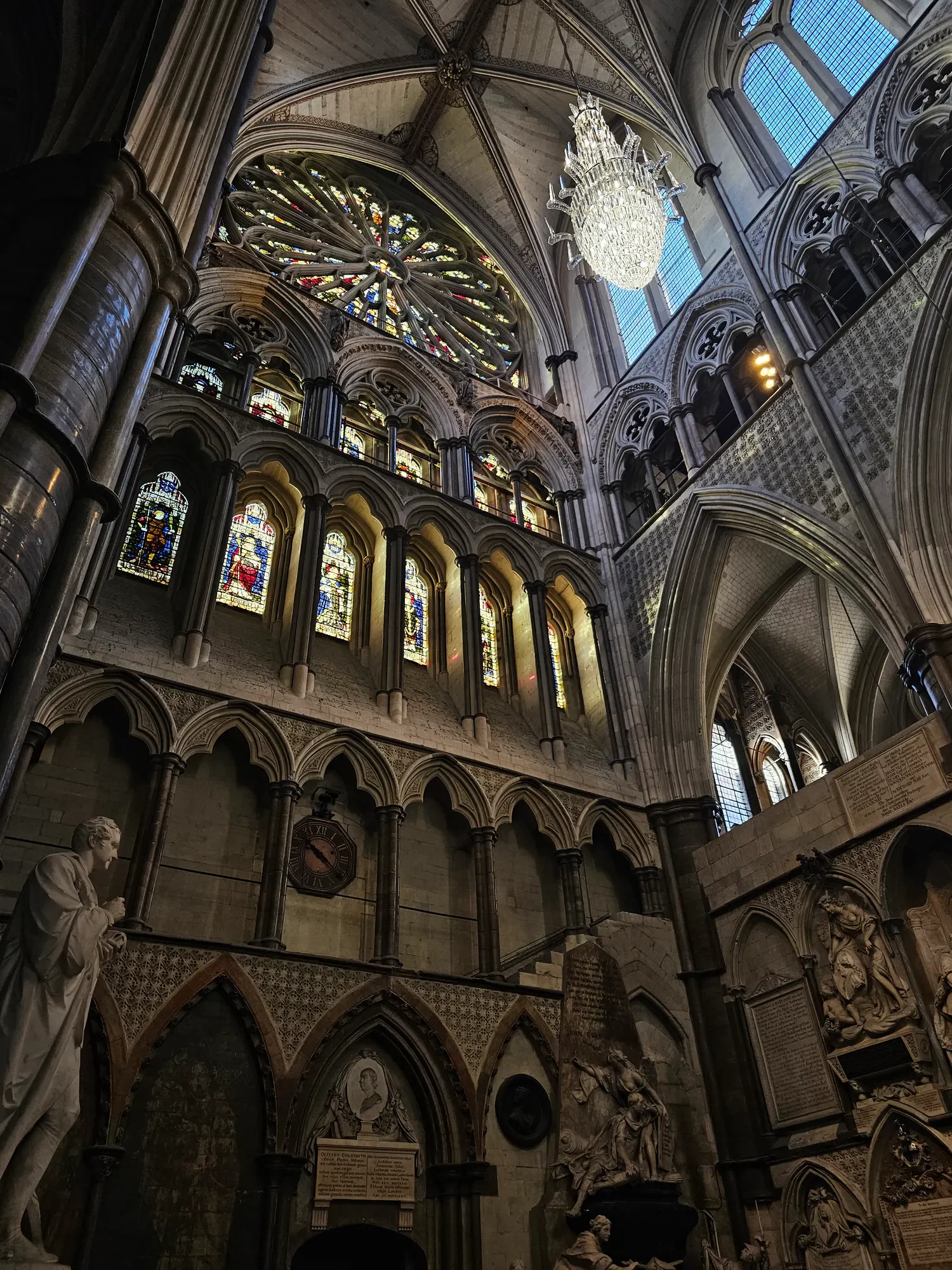 Vaulted interior of Westminster Abbey